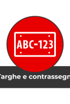 TARGHE E CONTRASSEGNI