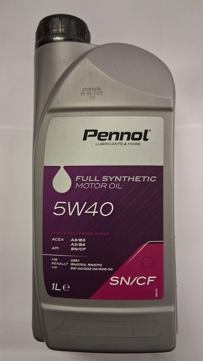 PENNOL / OLIO 5W40 PENNOL (1 LITRO) / LUBRIFICANTI