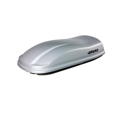 CAR BOX E ACCESSORI FARAD: BOX DA TETTO MARLIN 480 LITRI GRIGIO METALIZZATO ( 190 X 80 X 40 CM )