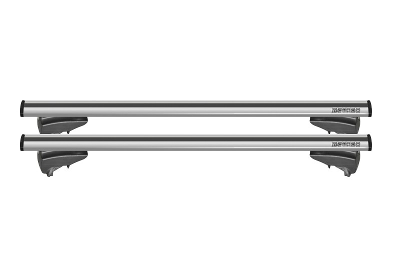 MENABO / COPPIA BARRE PORTATUTTO LINCE FLUSH RAILS SILVER / BARRE PORTATUTTO