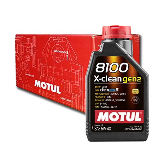 MOTUL / OLIO MOTORE MOTUL 5W40 8100 X-CLEAN GEN2 (1 LITRO) / LUBRIFICANTI