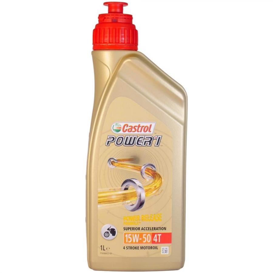 CASTROL / OLIO CASTROL 15W50 POWER1 4T (1 LITRO) / LUBRIFICANTI
