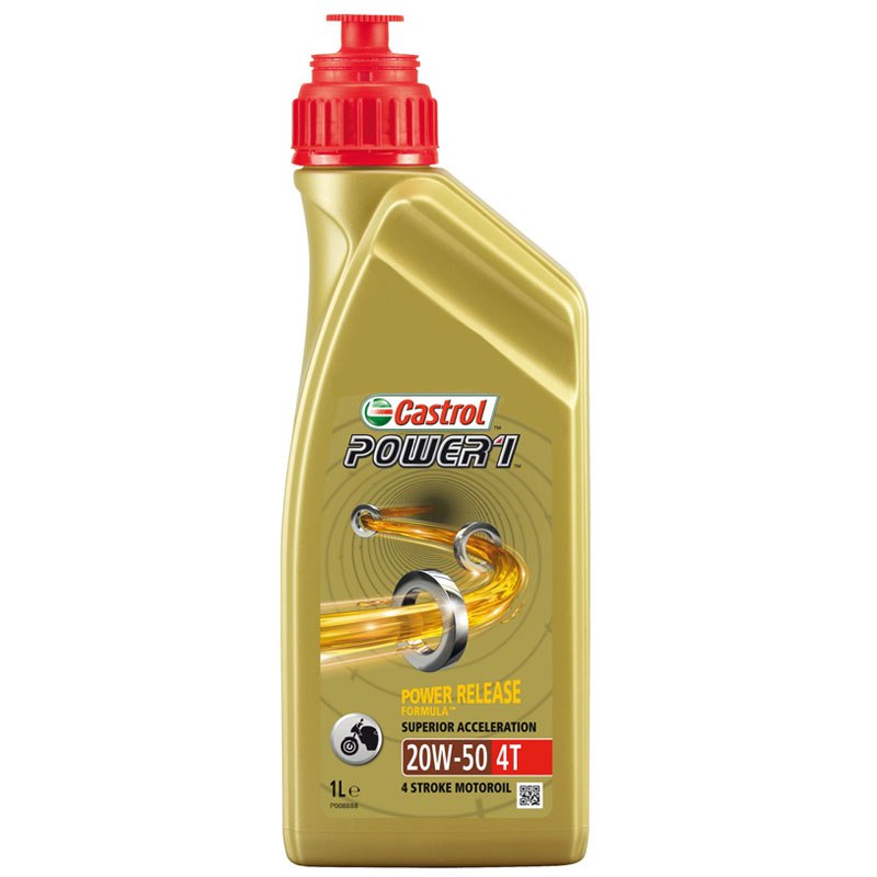 CASTROL / OLIO CASTROL 20W50 POWER1 4T (1 LITRO) / LUBRIFICANTI