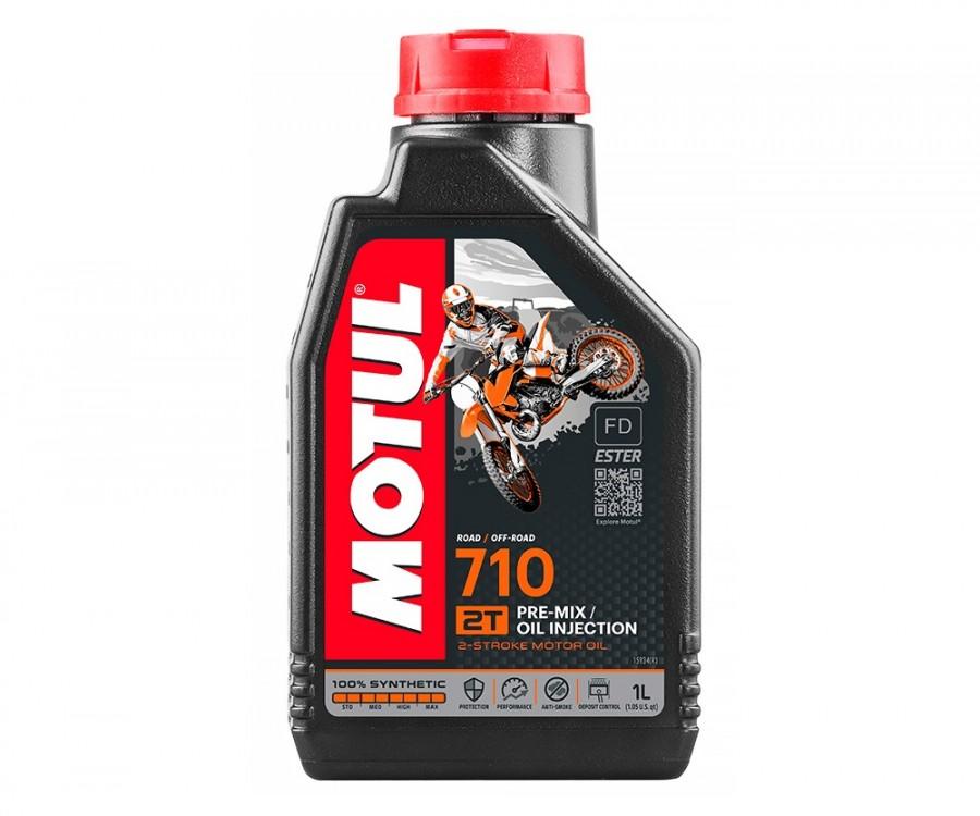 MOTUL / OLIO MOTUL 2T 710 100% SINTETICO (1 LITRO) / LUBRIFICANTI