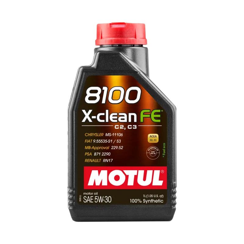 MOTUL / OLIO MOTORE MOTUL 5W30 8100 X -CLEAN + (1 LITRO) / LUBRIFICANTI