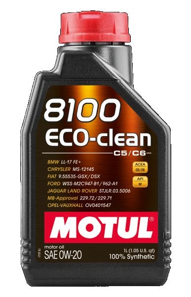 MOTUL / OLIO MOTORE MOTUL 0W30 ECO CLEAN 8100 (1 LITRO) / LUBRIFICANTI