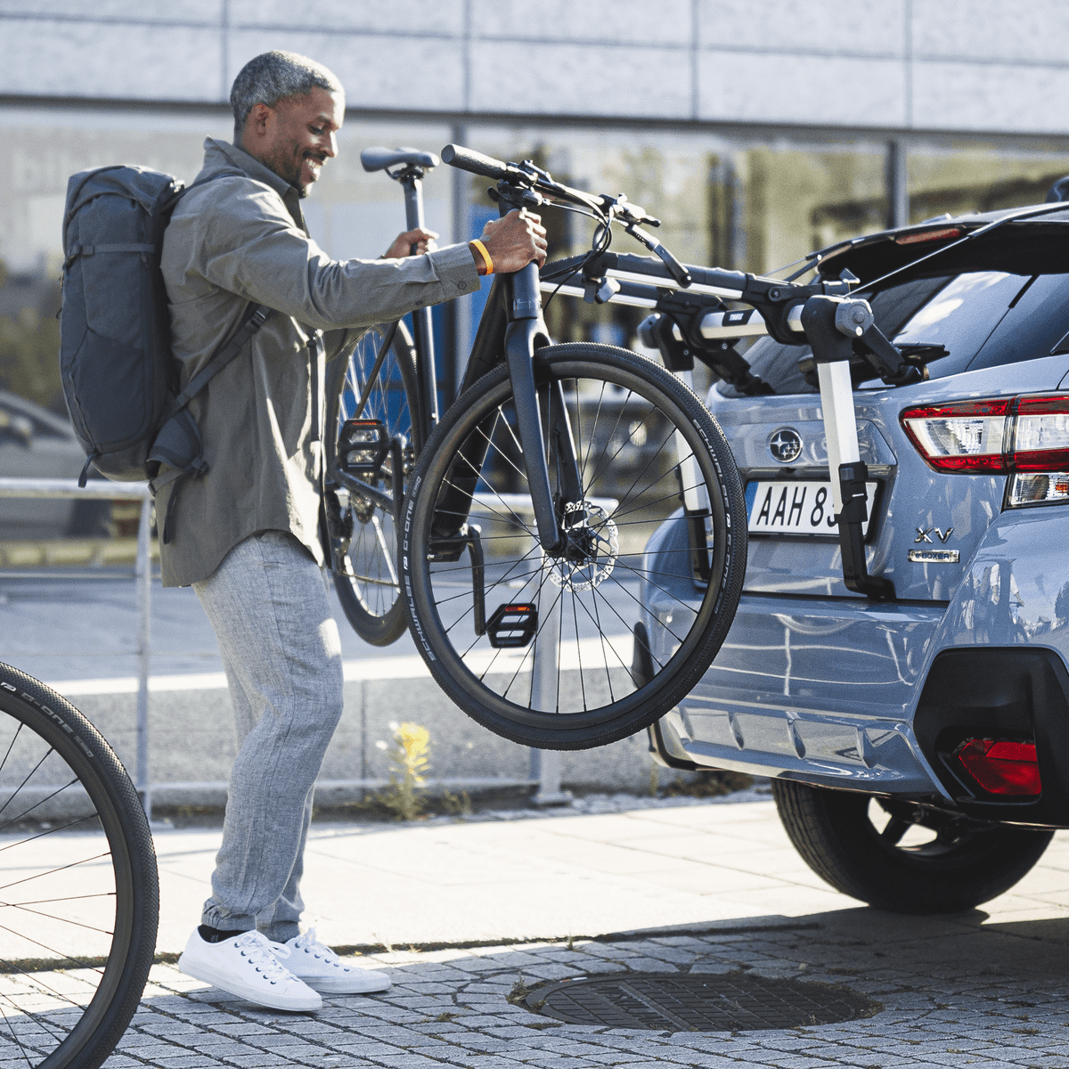 THULE / PORTABICI POSTERIORE OUTWAY HANGING 2 BICI / PORTA BICICLETTE
