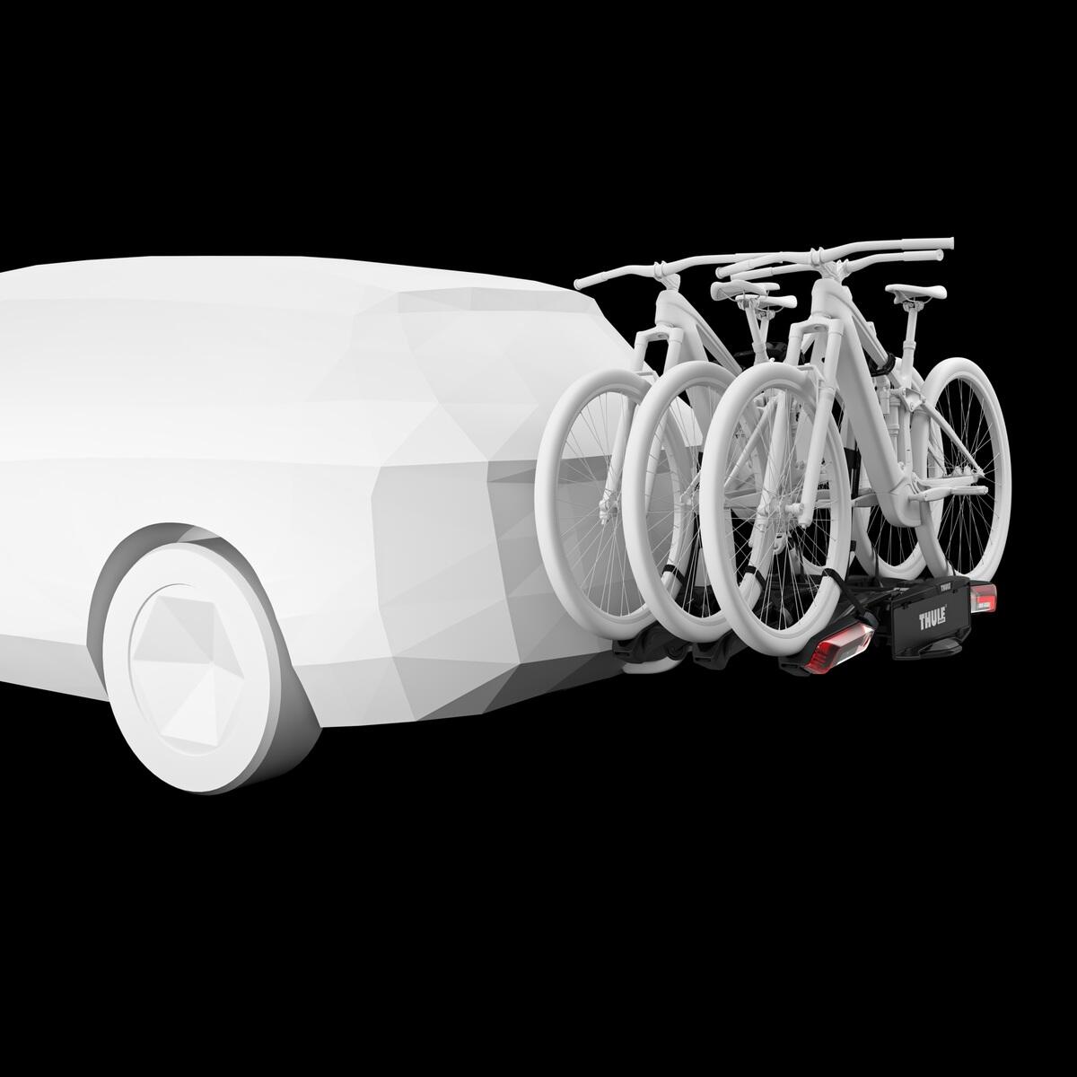 THULE / PORTABICI DA GANCIO TRAINO EPOS 3 BICI 13 POLI / PORTA BICICLETTE