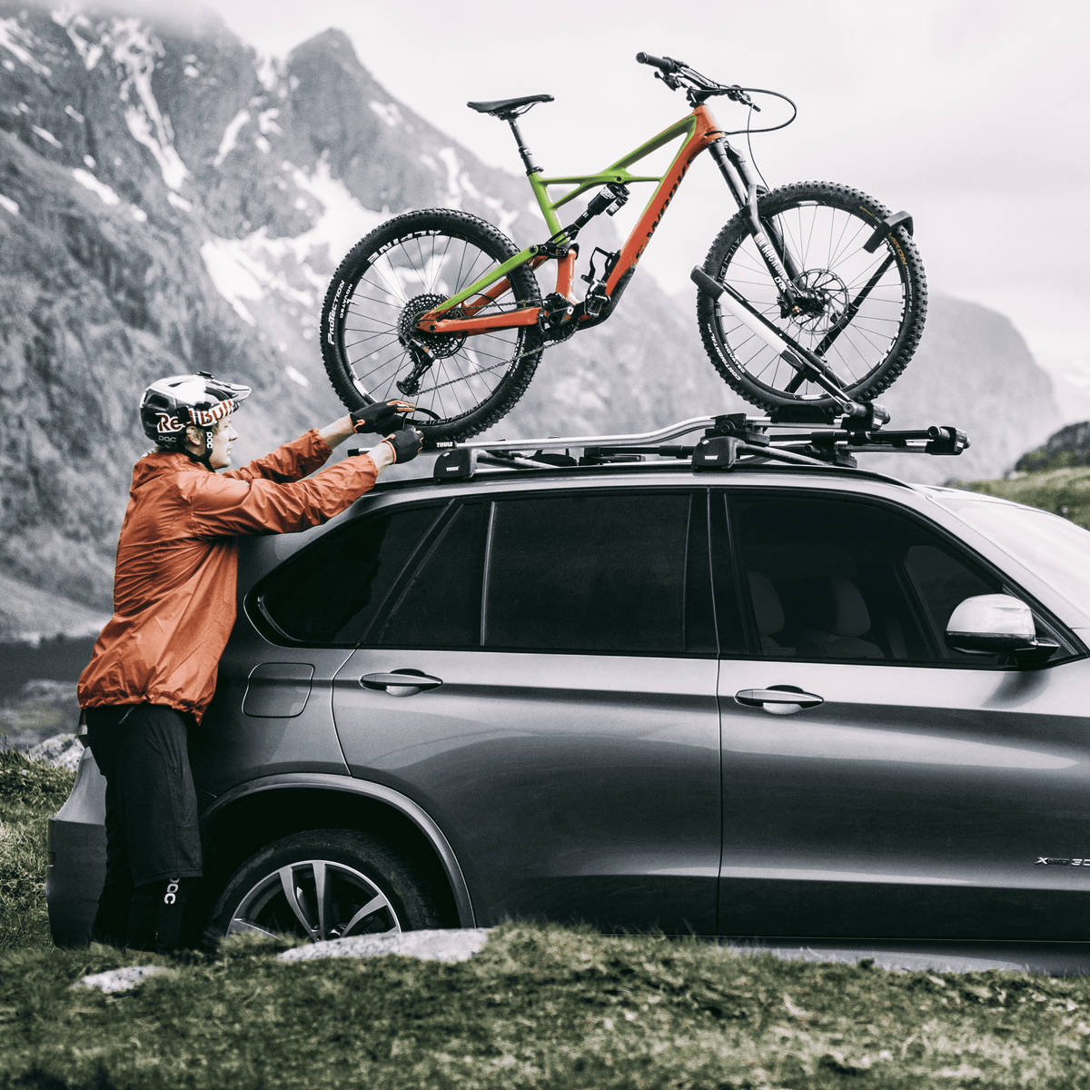 THULE / PORTABICI DA TETTO UPRIDE / PORTA BICICLETTE