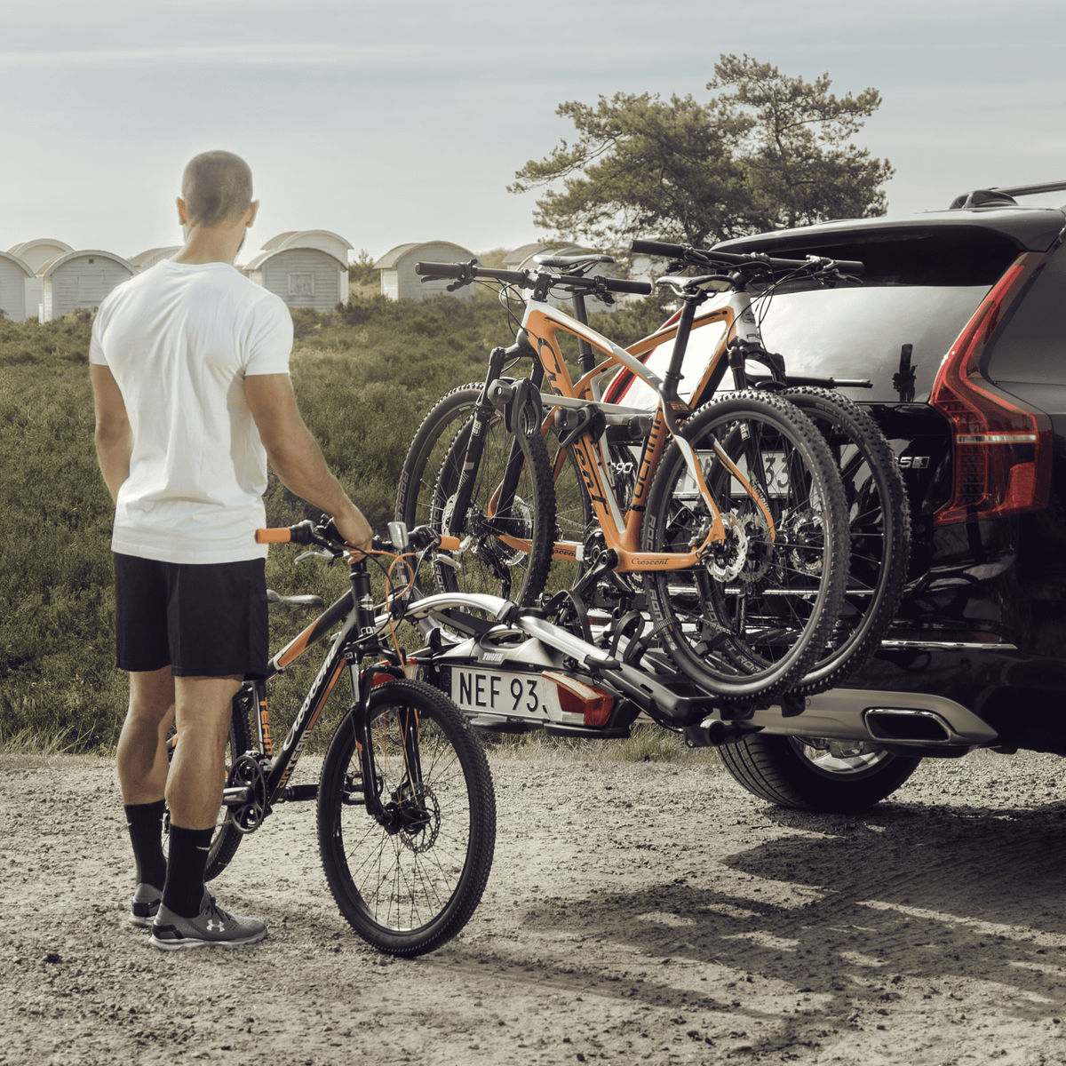 THULE / PORTABICI DA GANCIO TRAINO VELOCOMPACT 3 BICI 13 POLI / PORTA BICICLETTE