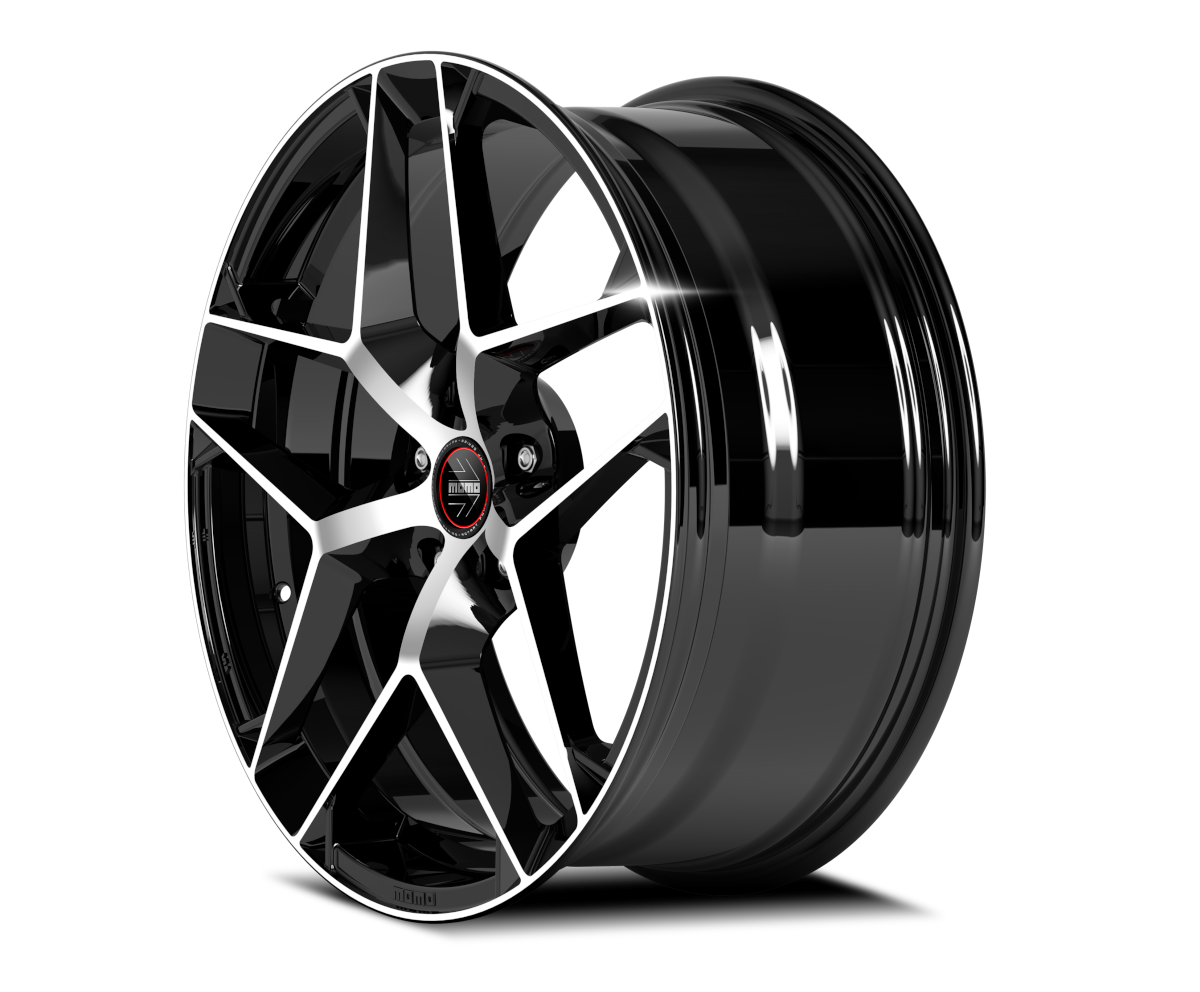 MOMO / RF-07 / NERO LUCIDO DIAMANTATO<br>8,5J19" 5X108 42 72,30